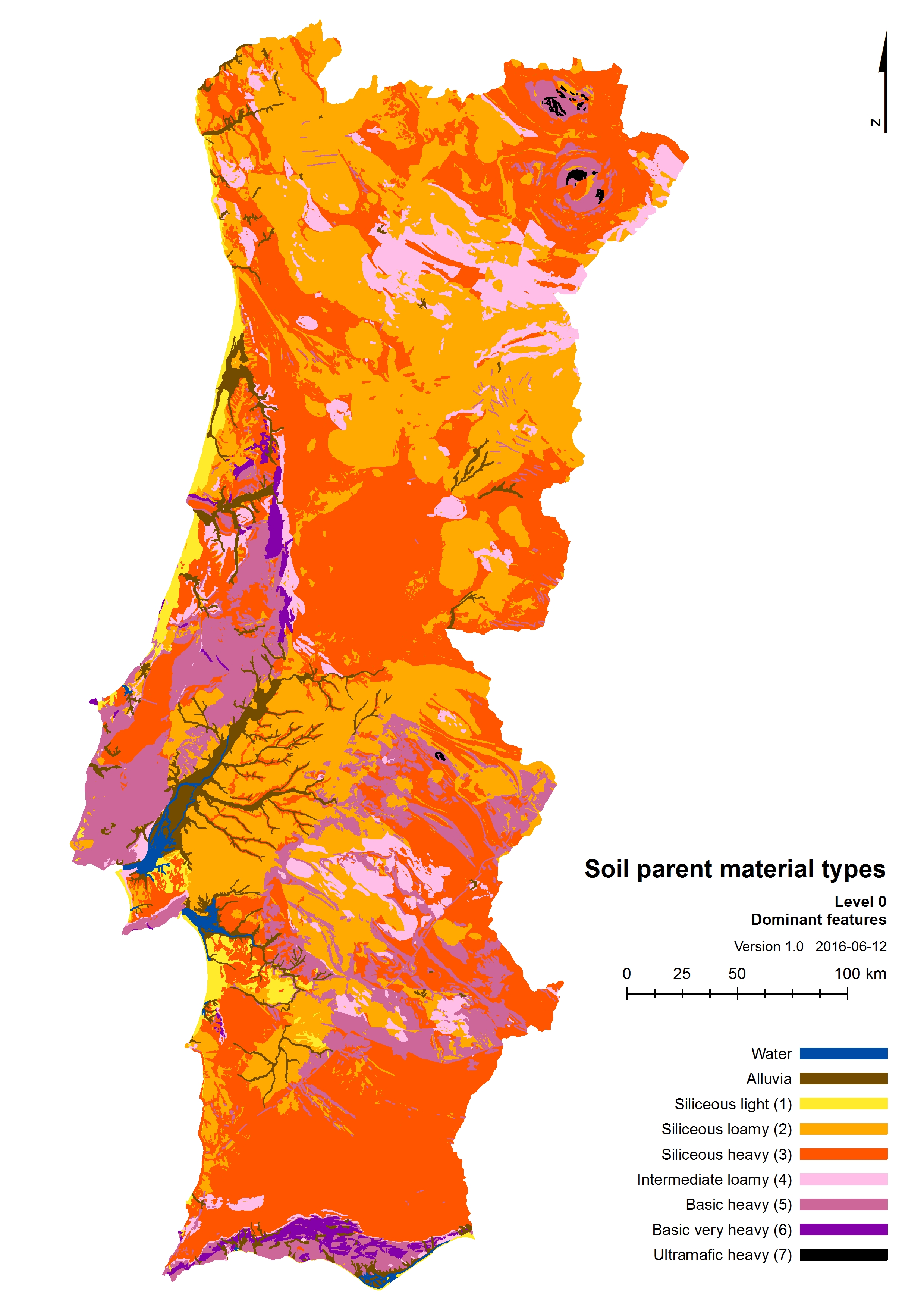 Shapefiles e dados GIS de Portugal